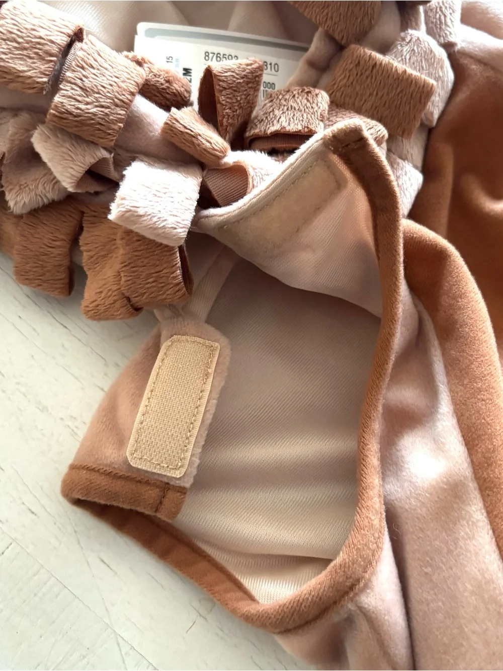 Koala Kids Plush Baby Lion Hooded Halloween Costume -  Brown